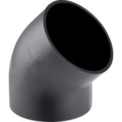 Geberit Pe elbow 366.045.16.1 DN 90, 45 degrees PE-HD