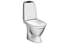 Gustavberg Hard plastic (plastic hinges) Basic WC  Toilet Seat and Cover GB1919901201