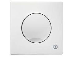 Gustavsberg Front operated 6l single flush/push-button White plastic round GB1921102030