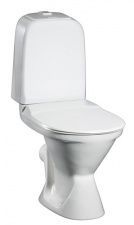 Gustavsberg Hard plastic (metal hinges) Basic Toilet Seat steel Hinges GB1919901950