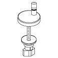 HARO C2702Y SoftClose classic hinge FastFix, stainless steel 1 set  406649