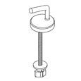 HARO E0402Y eccentric hinge provides sturdy FastFix, stainless steel 1 set   404017
