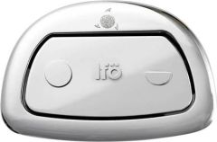 Ifö Sign flush button bright chrome, double flush 609446684