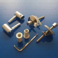 Keramag myday 598018000 Set of 2 hinges for toilet seat chrome (1)