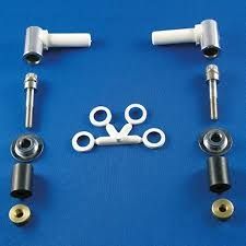 Keramag Cleo - Joly - Mango - Virto - Vitelle - Vivano 597110000 Seat Hinges Chrome