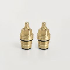 Thermostat Cartridge Valve crosshead kitchen tap B09110 pair