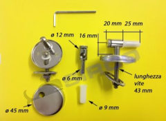 Cersanit Olympia HINGES hinges CLEAR ORIGINAL
