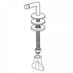 Pressalit BT8999 300 set of hard chrome hinges