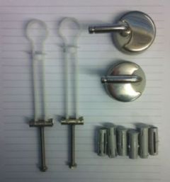 Pressalit Tivoli 2 Toilet Seat  Top Fixing Hinges BQ4P999