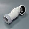 RAK Vario Bend MX904 Pan Connector to convert Metropolitan P-Trap pan to S-Trap 140mm pan