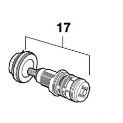Roca Shower Kit Cartridge Rt12 And Nut Victoria (Spare Part No. 2) Rock
