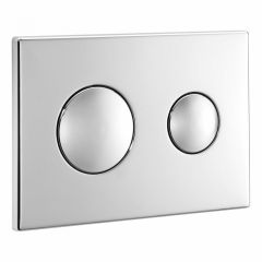 Fastpart Ideal Standard/Armitage Shanks Chrome Flush Plate for Concealed, Furniture And Behind False Wall Toilets With Air Tubes S4399AA - MTSL022