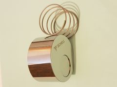 SCHELL push-button with spring for WC flushing system SILENT ECO chrome