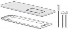 Schwab Cistern Flush Plate 710-3778 Schwab operating plate Tecta , Matt  chrome-plated  241303