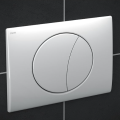 Mepa Sun actuator plate 421660 white, dual flush