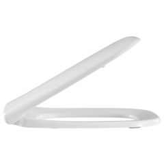 Square toilet seat cover with hinges in stainless steel Standard Close 778