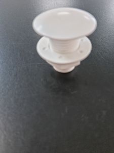 Thomas Dudley Dudley cistern hole stop jam nut 19mm White