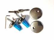 Twyford Entice Take OFF Toilet Seat Hinges  T6202H, 407545