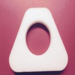 TWYFORD TRIANGLE WHITE FOAM CLOSE COUPLED GASKET DOUGHNUT WASHER SEAL ZH2134XX TWYFORD TOILET SPARES