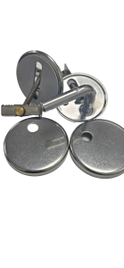 Universal top fix hinges in chrome 131151
