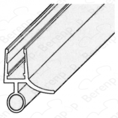 Villeroy & Boch Subway PGR60450440009 afwaterprofiel, 200cm, 6 + 8mm
