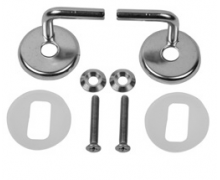 The Vitra Toilet Seat and Cover hinge fittings 420797 are designed to ensure a secure and stable attachment of the toilet seat to the toilet bowl. These fittings are specifically crafted for compatibility with Vitra products, ensuring a perfect fit and re
