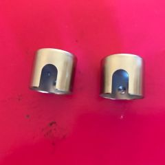 Vitra 420421  Metal / Stainless Steel caps Type 2 - for Gray colored damper, slow closing and standard 64-72-7