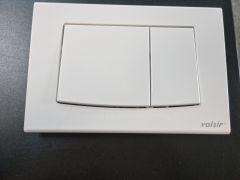Valsir Flush Plate VS0872501
Correlated with counterplate
Plastic material
White color finish
Plate size 245x165 mm