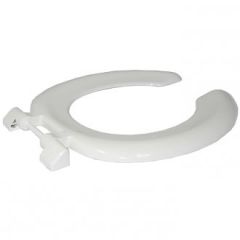 Wirquin Celmac CRESCENT JUNIOR "J" Toilet Seat - Plastic hinges, seat only with colour matched plastic hinge
