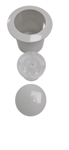 Ifö rinse button aqua 21
The white Ifo flush button fits Cera, Aqua 21 and children's toilets