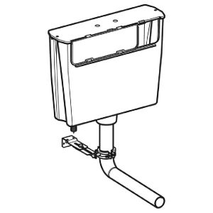 Geberit Low Height Concealed Cistern - 109.721.00.2