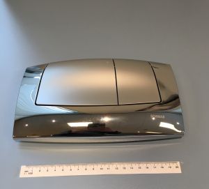 Schwab 227747 Dual Flush plate Chrome