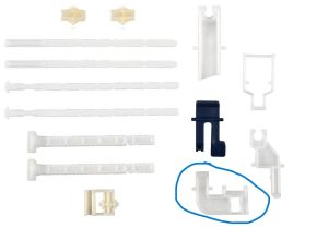 SCHWAB ASSEMBLY KIT FOR FLUSHING PLATES - OLD MODELS GALA, VIVA, RIVA, RIVA DUO, TARGA, ONDA, LINE, RIVA MINI, RIVA DUO MINI, POINT, POINT DUO 228582-8