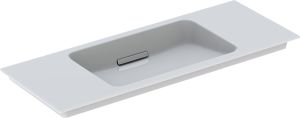 ONE vanity basin: B=105cm, KeraTect / white , glossy white   500.396.01.3