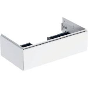 Geberit ONE cabinet for washbasin, with one drawer: Washbasin width=75cm, H=26.6cm, T=47cm, sand grey / high-gloss coated  505.072.00.4