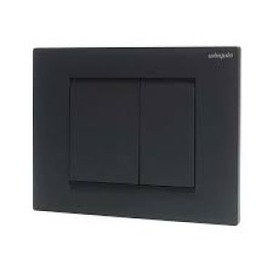 Wirquin Black Touch Essential dual flush control plate -55722889