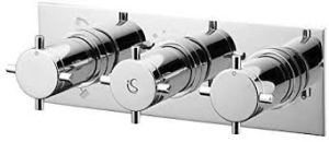 Ideal Standard  Oposta Built-in 3 control 2 outlet (2 showers) shower mixer  A5595AA