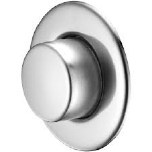 Armitage Shanks Palm Push Cistern Flush Button, Max 31mm Wall, Polished Stainless Steel