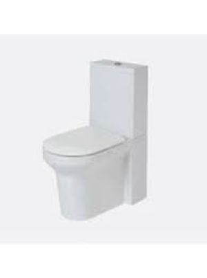 Azzurra Thin 56 Soft Close Toilet Seat & Cover White THI1856