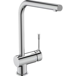 Ideal Standard  Ceralook single lever l-shape spout kitchen mixer, silver storm  BD572GN