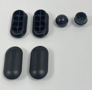 SET OF 6 BLACK BUFFERS