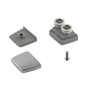 Casters for shower Color: chrome optics For glass thickness: 6 mm