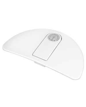 Cistern cover with flush button