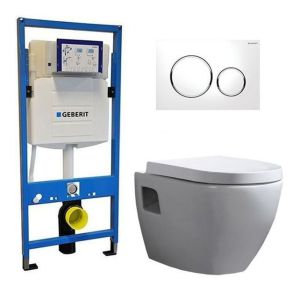 Geberit UP 320 Toilet set -Daley Sigma-20 White - Built-in WC Wall-hung toilet  DC2459