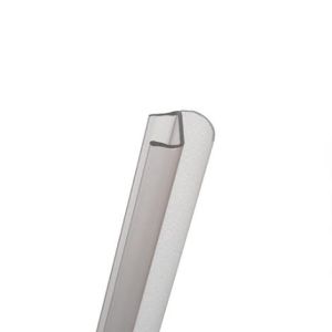 Door gap seal straight, vertical Color : transparent For glass thickness : 6 mm Length : 2010 mm