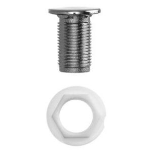 Duravit 0074155100 Duravit dummy plugs for cistern noble brass