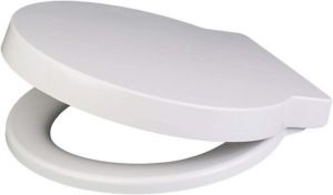 Euroshowers 87360 Round Soft Close Toilet Seat White 400 mm x 420 mm