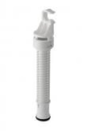 Geberit overflow tube with valve clip for type 280-240278001