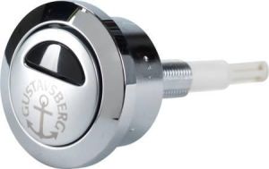 Gustavsberg T2 Push button Double Skyl, Chrome 609598624