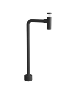 Gustavsberg water trap Round, floor, Matte black, GB41109939